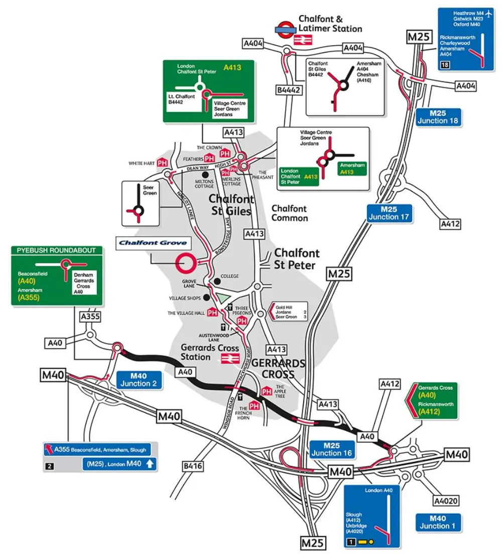 Chalfont Directions